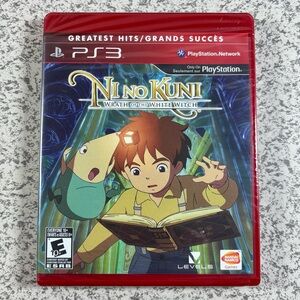Ni No Kuni: Wrath of the White Witch (Sony Playstation 3 PS3, 2013) New Sealed